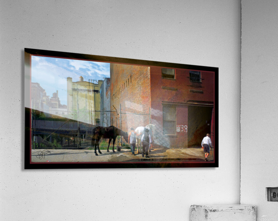 BACKSIDE OF NEW YORK Acrylic Print