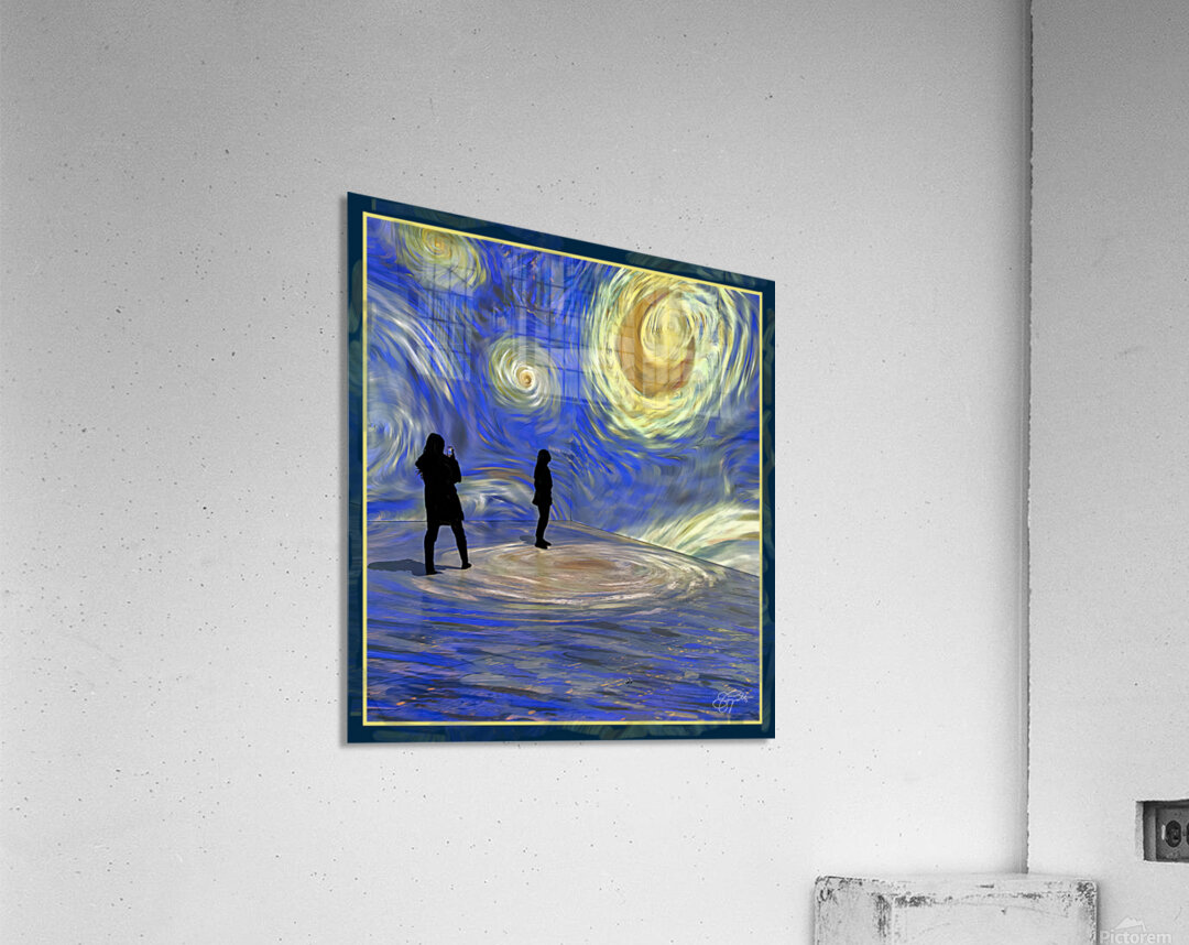 VAN GOGH STARRY NIGHT EXHIBIT Acrylic Print