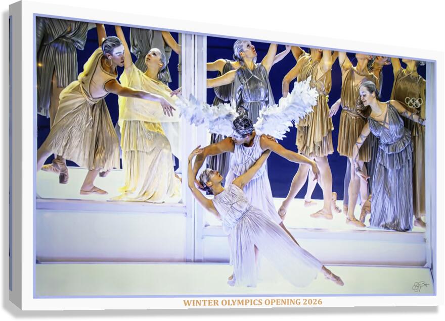 WINTER OLYMPICS 2026 MILANO Canvas Print