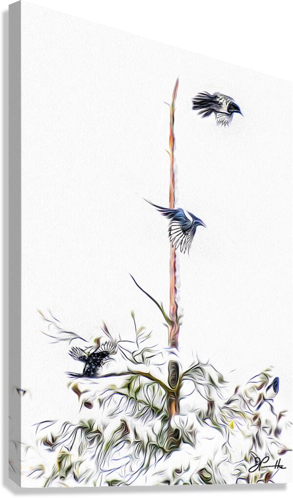 MAGPIE CONVENTION 3 CONCLUDED Canvas Print