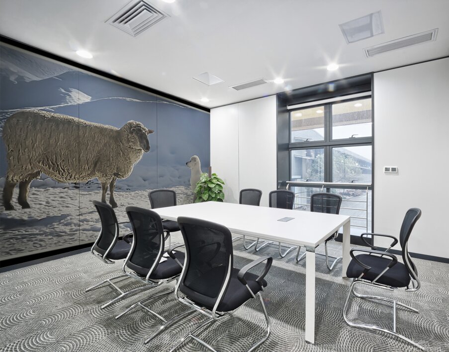 BILATERAL HERDING Wall Printing