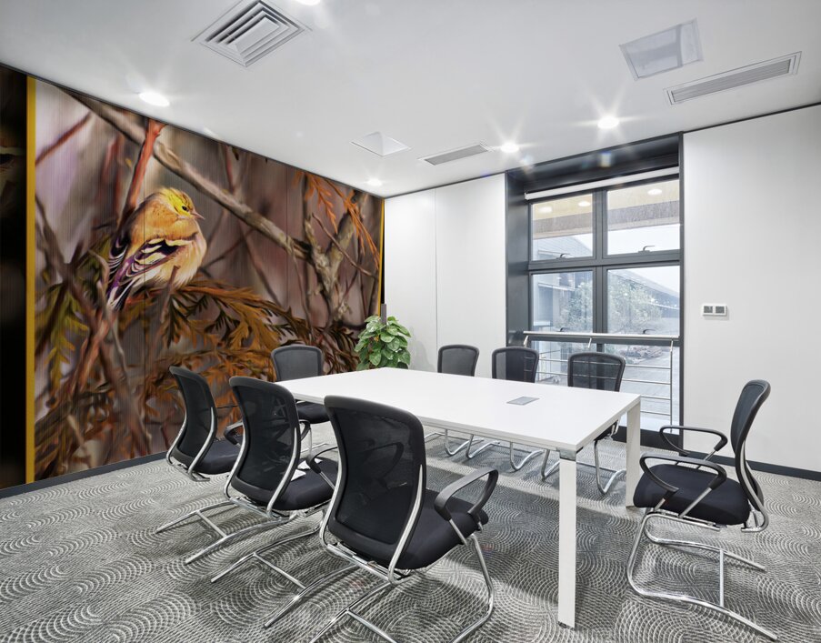 GOLD FINCH CONTEMPLATION Wall Printing