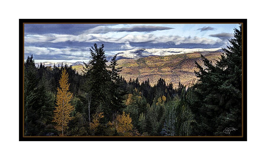 WINTERS ABOUT TO HAPPEN Picture Frame print