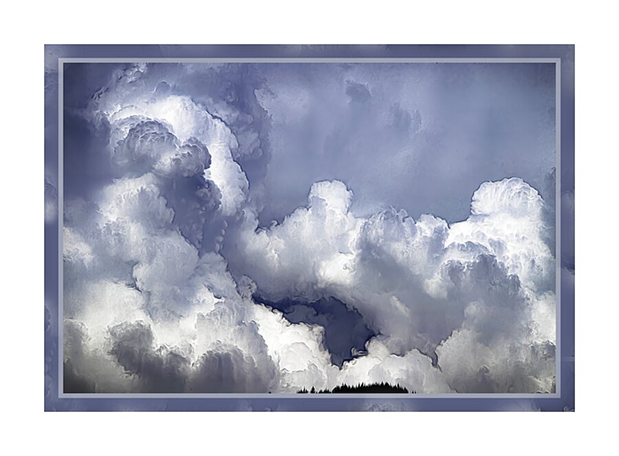 BIRTH OF A STORM Picture Frame print