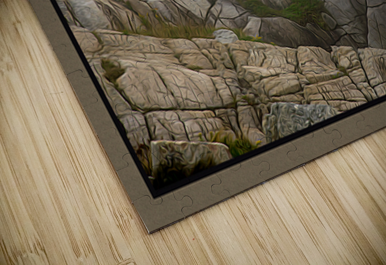 A FOGGY DAY AT PEGGY S COVE LIGHT HOUSE Jerre Paquette Puzzle