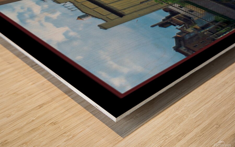 BACKSIDE OF NEW YORK Wood print