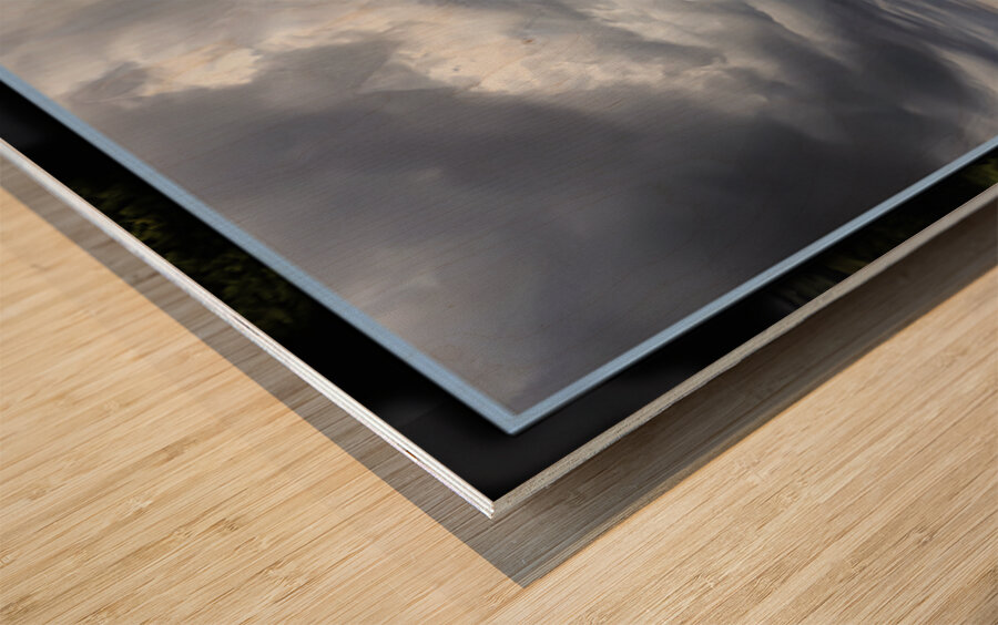 HIGHWAY LANDSCAPE Wood print