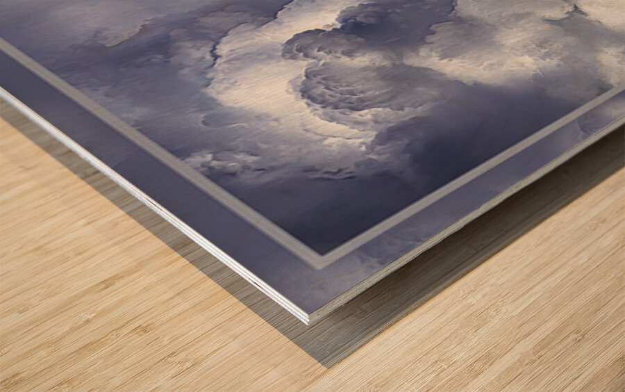 BIRTH OF A STORM Wood print